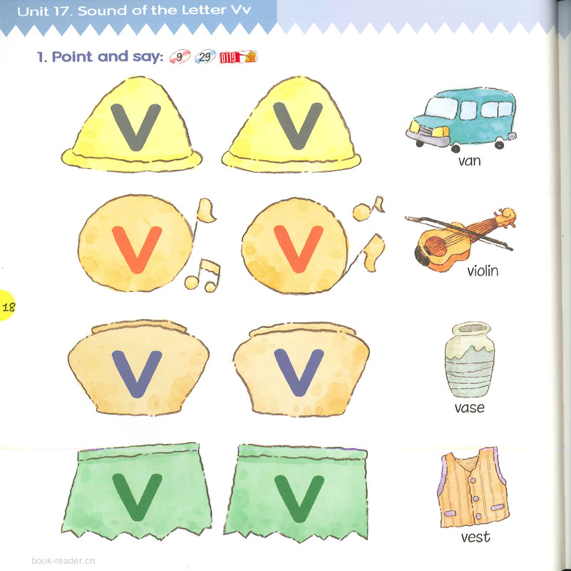 17 Sound of the Letter Vv绘本故事第3页