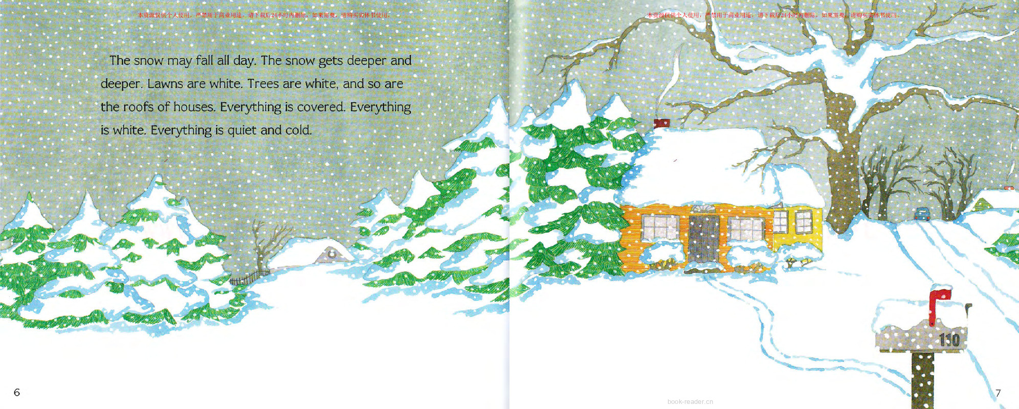 Snow Is Falling绘本故事第4页