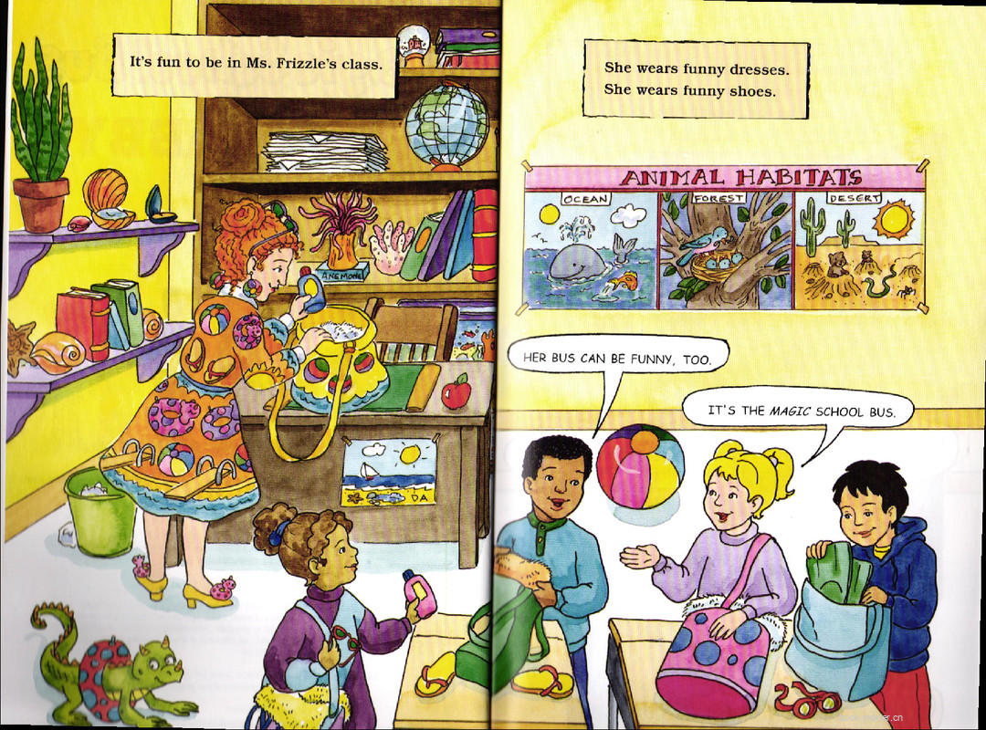 Magic School Bus Gets Crabby绘本故事第3页