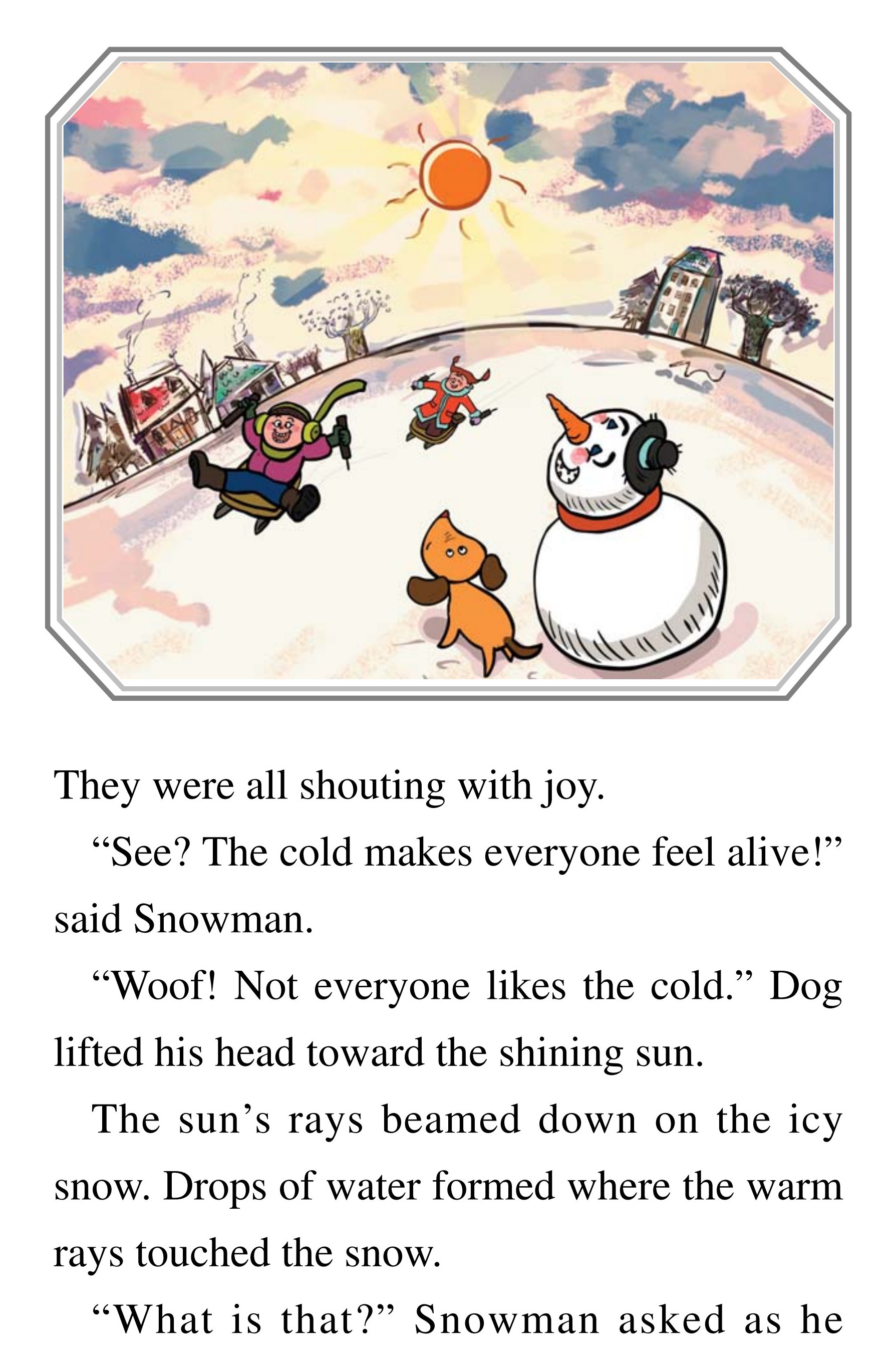 The Snowman绘本故事第4页